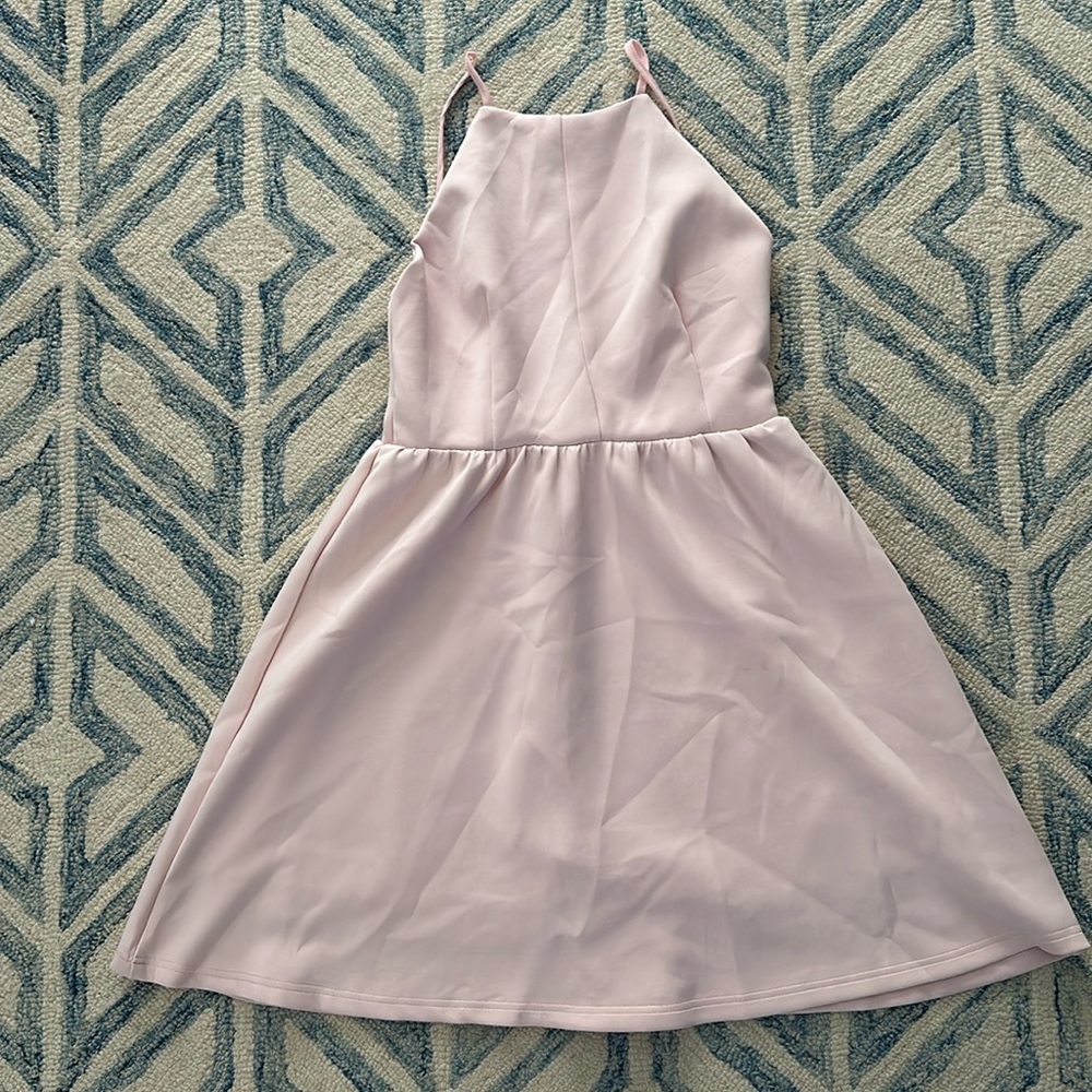 Light Pink High Neck Dress size S